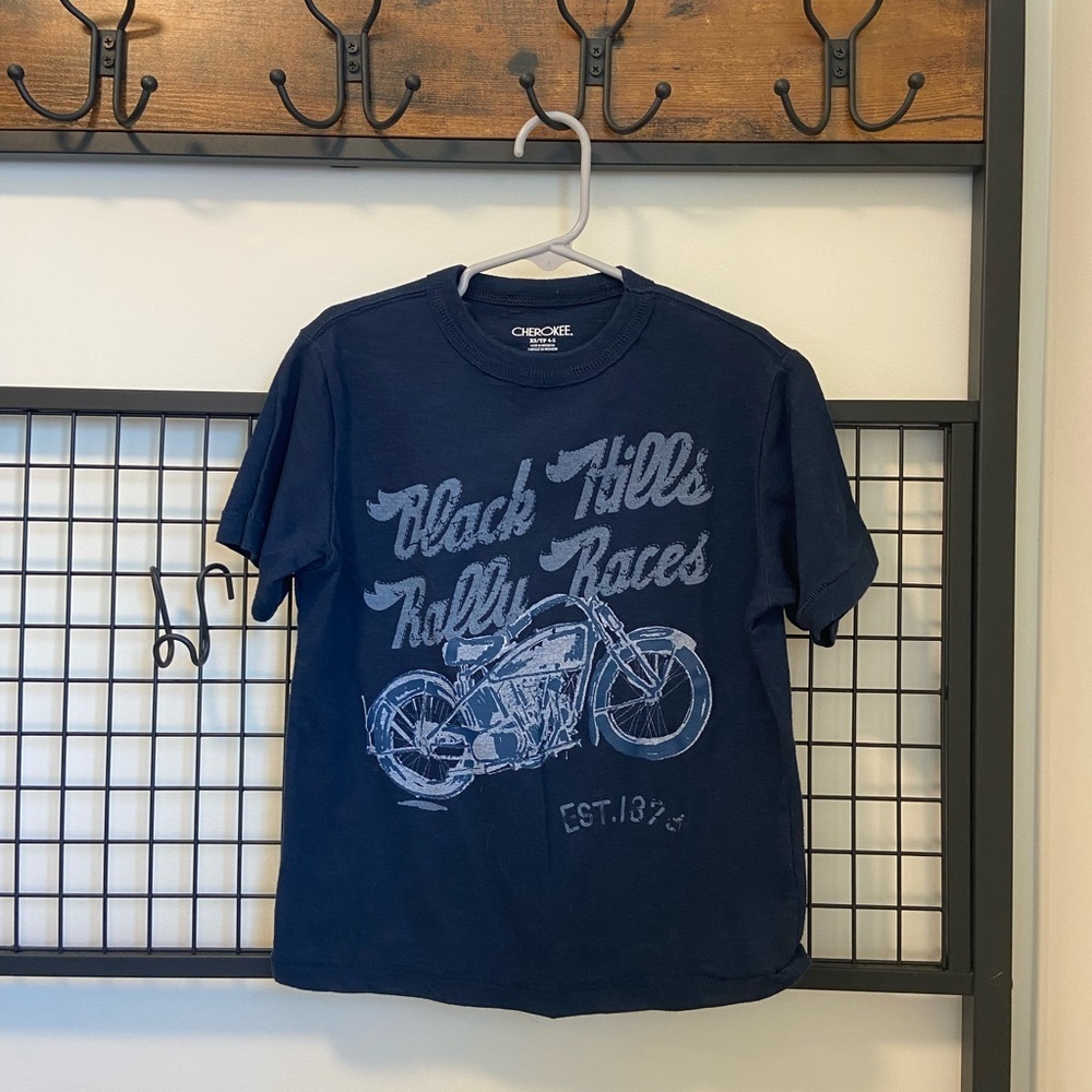 EUC | Cherokee boy’s motorcycle shirt — XS